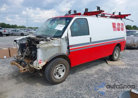 2019 Chevrolet Express 2500 Work Van из США, поврежденный, VIN 1GCWGAFG7K1311258